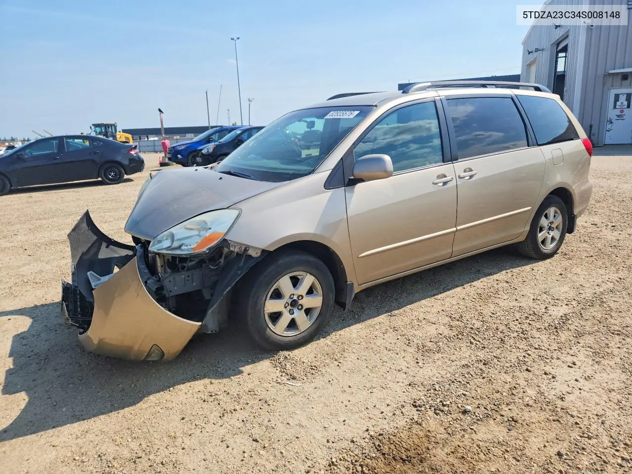 2004 Toyota Sienna Ce 7 Passenger VIN 5TDZA23C34S008148 фото 1