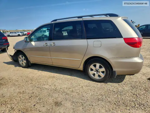 2004 Toyota Sienna Ce 7 Passenger VIN 5TDZA23C34S008148 фото 2