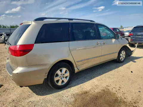 2004 Toyota Sienna Ce 7 Passenger VIN 5TDZA23C34S008148 фото 3