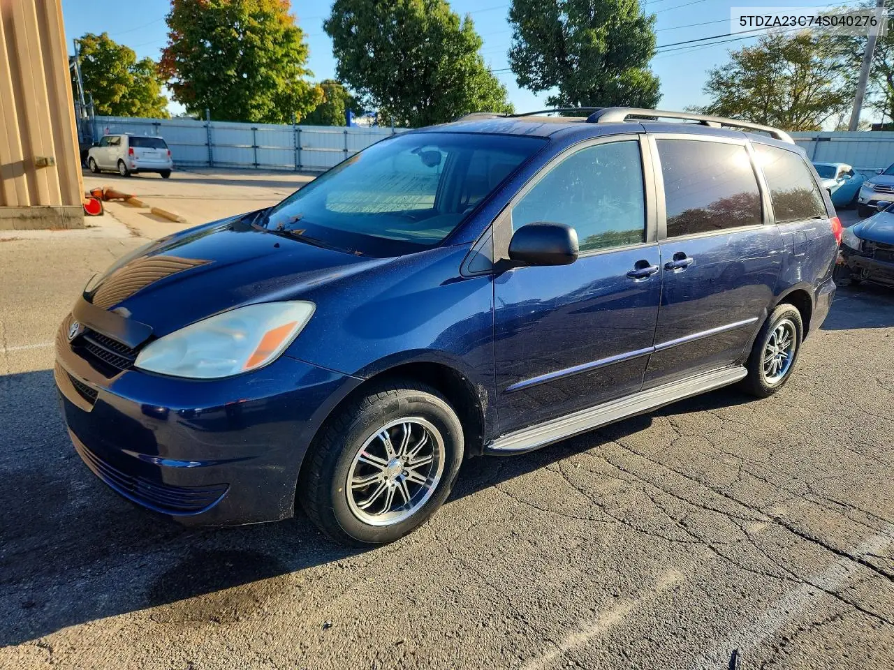 2004 Toyota Sienna Le 8 Passenger VIN 5TDZA23C74S040276 фото 1