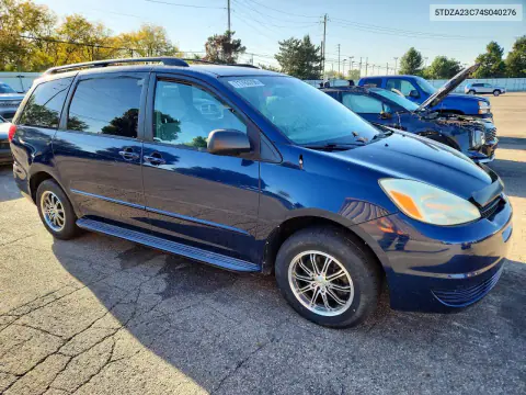 2004 Toyota Sienna Le 8 Passenger VIN 5TDZA23C74S040276 фото 4