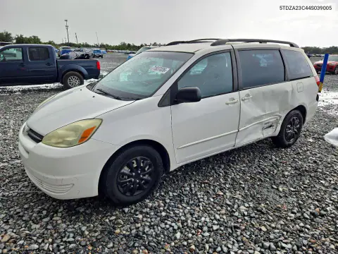 5TDZA23C44S039005 — 2004 Toyota Sienna, Сторона, фото до ремонта