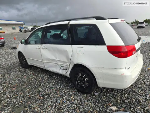 2004 Toyota Sienna Ce 7 Passenger VIN 5TDZA23C44S039005 фото 2