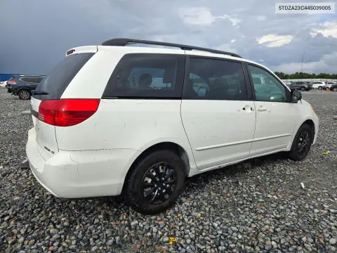 2004 Toyota Sienna Ce 7 Passenger VIN 5TDZA23C44S039005 фото 3
