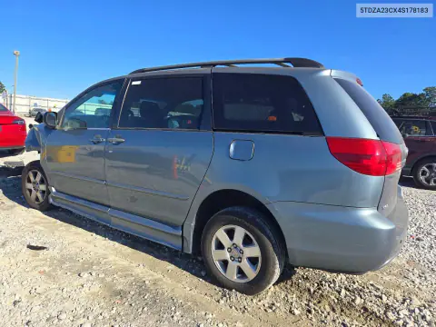 2004 Toyota Sienna Le 8 Passenger VIN 5TDZA23CX4S178183 фото 2