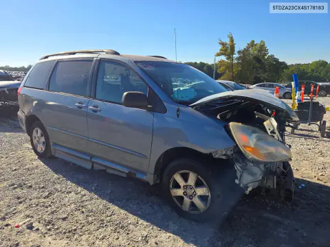 2004 Toyota Sienna Le 8 Passenger VIN 5TDZA23CX4S178183 фото 4