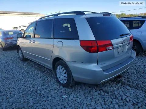 2004 Toyota Sienna Le 8 Passenger VIN 5TDZA23C54S154342 фото 2