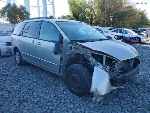 2004 Toyota Sienna Le 8 Passenger VIN 5TDZA23C54S154342 фото 4