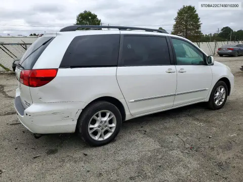 2004 Toyota Sienna Xle Limited 7 Passenger VIN 5TDBA22C74S010200 фото 3