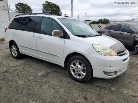 2004 Toyota Sienna Xle Limited 7 Passenger VIN 5TDBA22C74S010200 фото 4