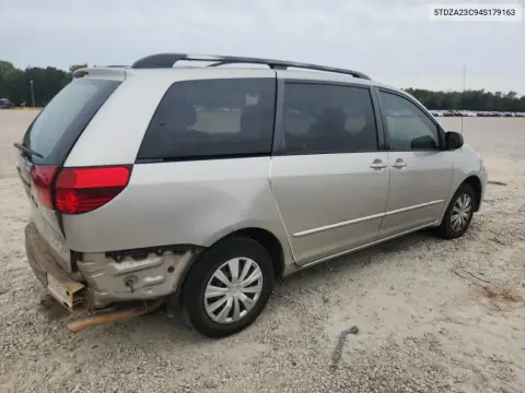2004 Toyota Sienna Ce 7 Passenger VIN 5TDZA23C94S179163 фото 3