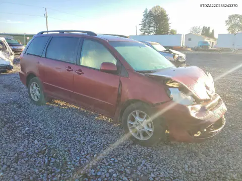 2005 Toyota Sienna Xle 7 Passenger VIN 5TDZA22C25S243370 фото 4