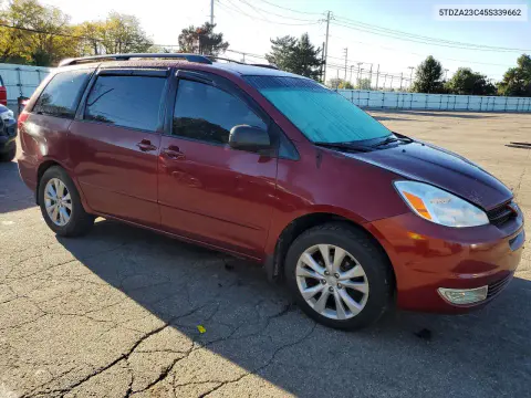 2005 Toyota Sienna Le 7 Passenger VIN 5TDZA23C45S339662 фото 4