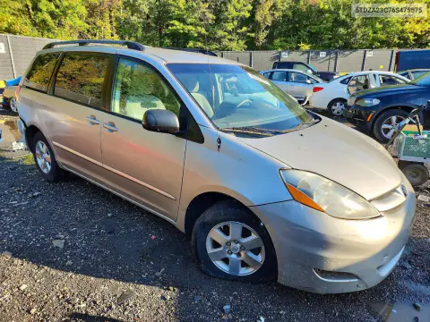 2006 Toyota Sienna Le 7 Passenger VIN 5TDZA23C76S475575 фото 4