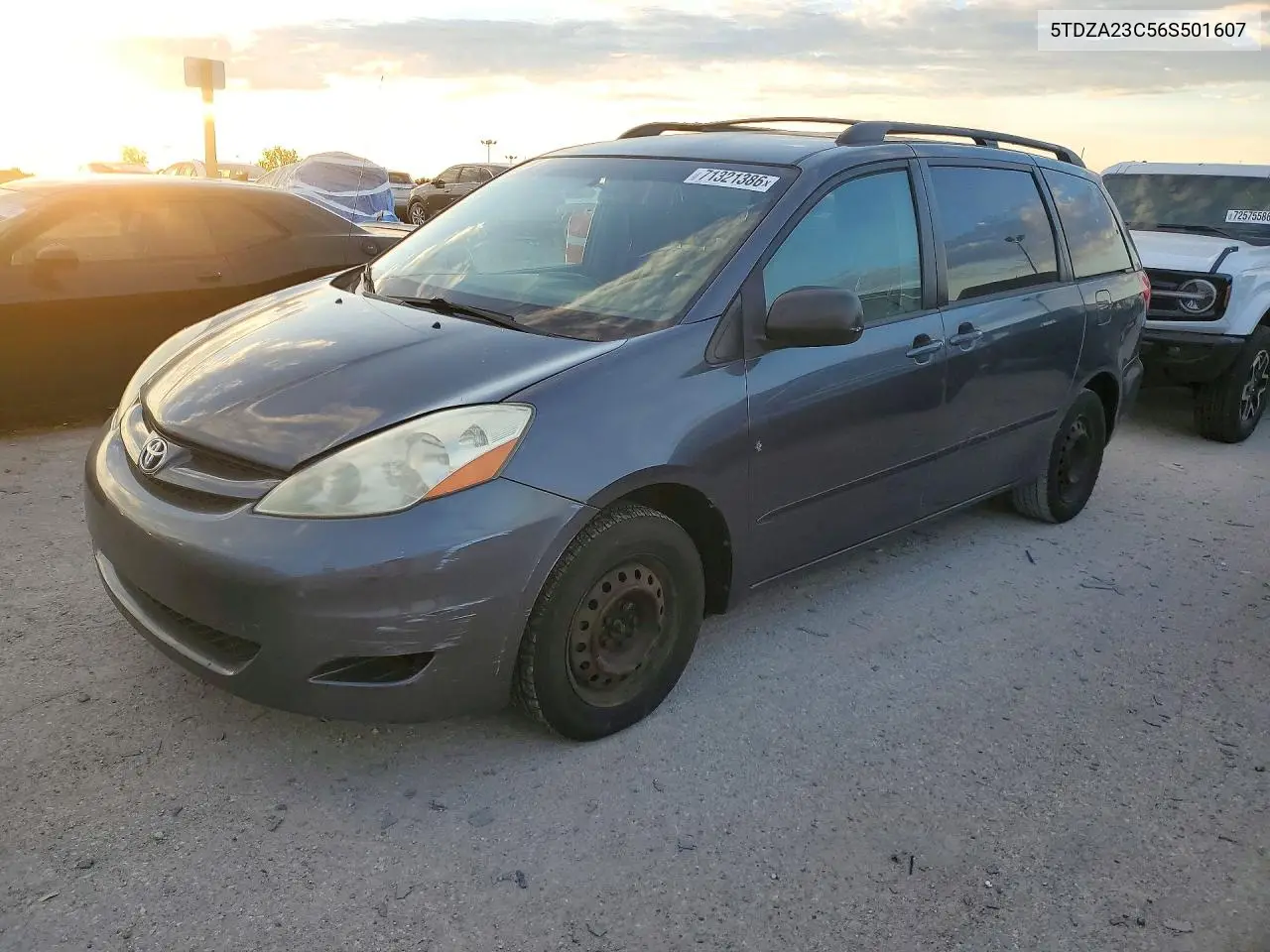 2006 Toyota Sienna Le 7 Passenger VIN 5TDZA23C56S501607 фото 1