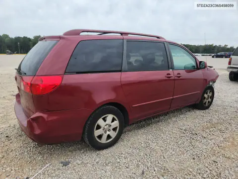 2006 Toyota Sienna Le 8 Passenger VIN 5TDZA23C36S458059 фото 3