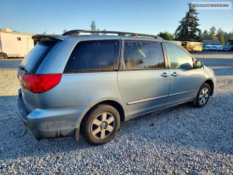 2006 Toyota Sienna Le 7 Passenger VIN 5TDZA23C96S536084 фото 3