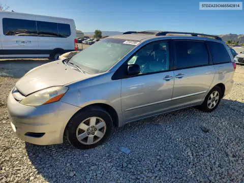 5TDZA23C66S542814 — 2006 Toyota Sienna, Механические повреждения, фото до ремонта