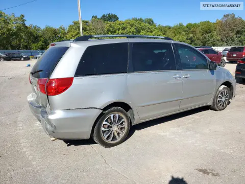 2006 Toyota Sienna Le 8 Passenger VIN 5TDZA23C86S450247 фото 3