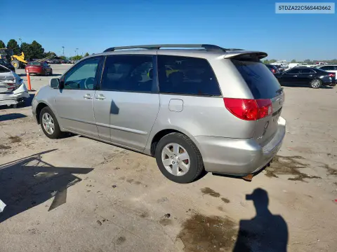 2006 Toyota Sienna Xle 7 Passenger VIN 5TDZA22C56S443662 фото 2