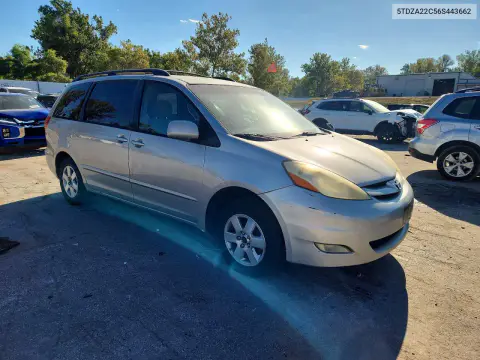 2006 Toyota Sienna Xle 7 Passenger VIN 5TDZA22C56S443662 фото 4