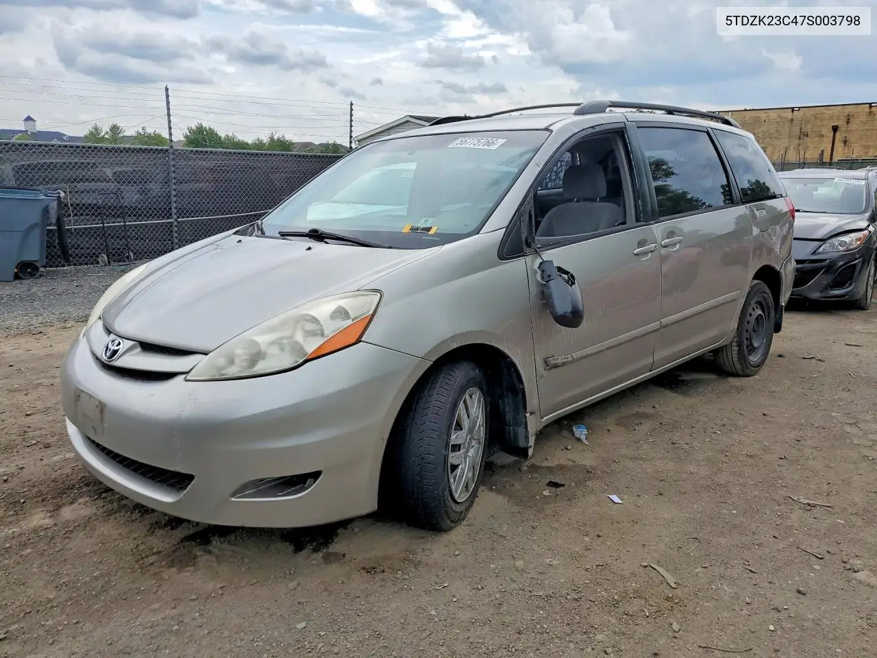 5TDZK23C47S003798 Toyota Sienna 2007 — повреждение Повреждения со всех сторон, фото до ремонта
