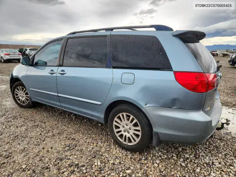2007 Toyota Sienna Xle 7-Passenger VIN 5TDBK22C57S003425 фото 2