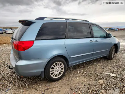 2007 Toyota Sienna Xle 7-Passenger VIN 5TDBK22C57S003425 фото 3