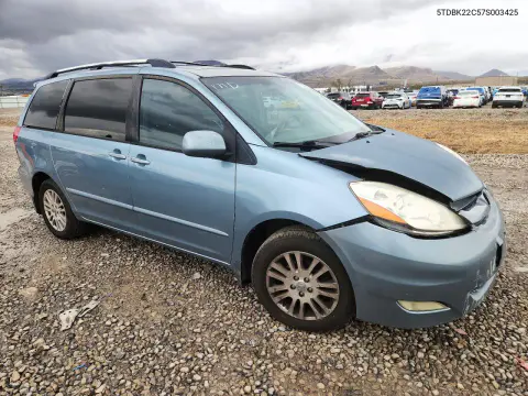2007 Toyota Sienna Xle 7-Passenger VIN 5TDBK22C57S003425 фото 4