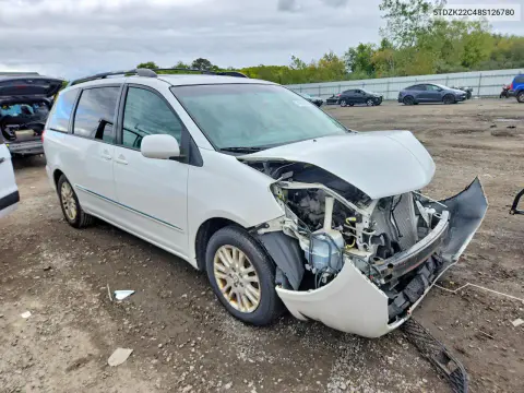 2008 Toyota Sienna Xle Limited VIN 5TDZK22C48S126780 фото 4