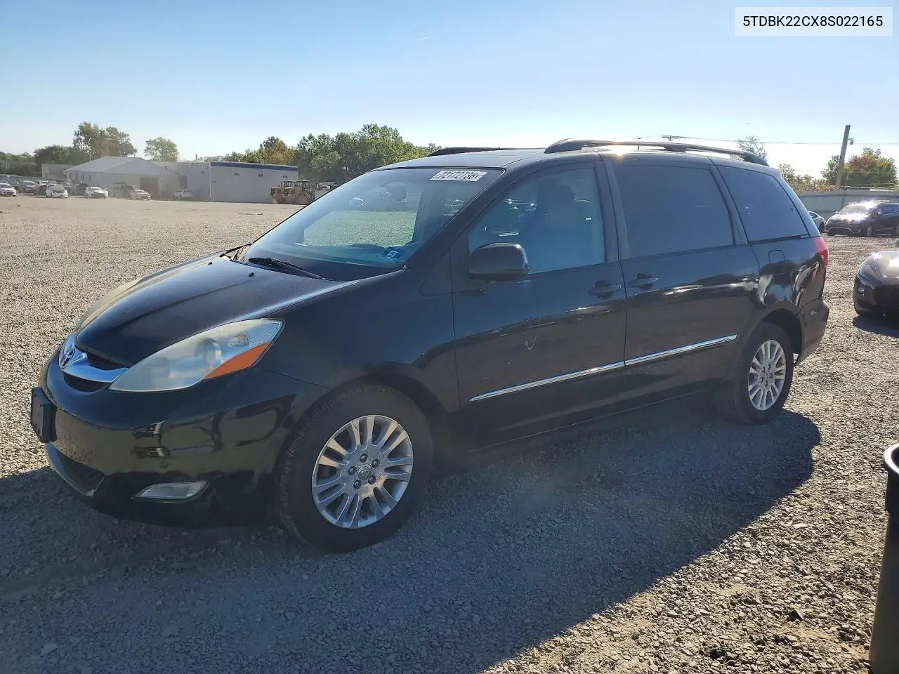 2008 Toyota Sienna Xle Limited VIN 5TDBK22CX8S022165 фото 1