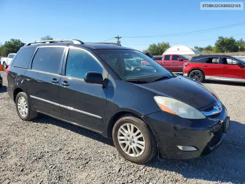 2008 Toyota Sienna Xle Limited VIN 5TDBK22CX8S022165 фото 4