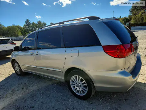 2008 Toyota Sienna Xle Limited VIN 5TDBK22C48S014448 фото 2