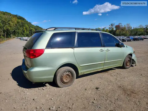 2008 Toyota Sienna Ce 7-Passenger VIN 5TDZK23C58S161679 фото 3