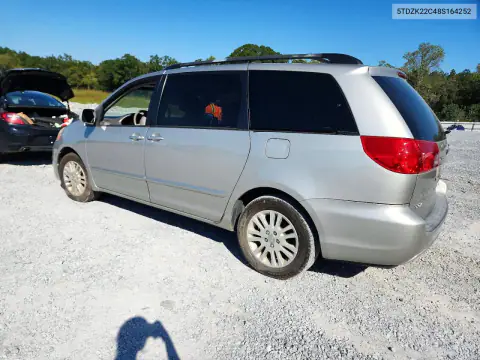 5TDZK22C48S164252 — 2008 Toyota Sienna, фото 2 с аукциона Copart 22.10.2026, Мелкие вмятины и царапины