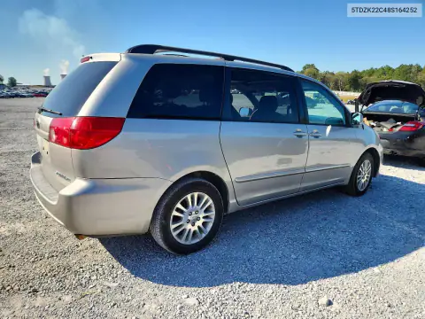 5TDZK22C48S164252 — 2008 Toyota Sienna, фото 3 с аукциона Copart 22.10.2026, Мелкие вмятины и царапины