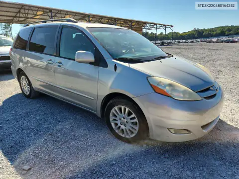5TDZK22C48S164252 — 2008 Toyota Sienna, фото 4 с аукциона Copart 22.10.2026, Мелкие вмятины и царапины