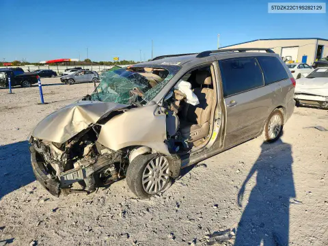 5TDZK22C19S282129 — 2009 Toyota Sienna, Ходовая часть, фото до ремонта