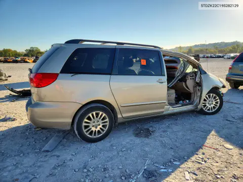 2009 Toyota Sienna Xle VIN 5TDZK22C19S282129 фото 3