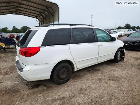 2009 Toyota Sienna Le 7-Passenger VIN 5TDZK23C79S245794 фото 3