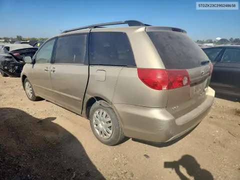 2009 Toyota Sienna Le 8-Passenger VIN 5TDZK23C39S248658 фото 2