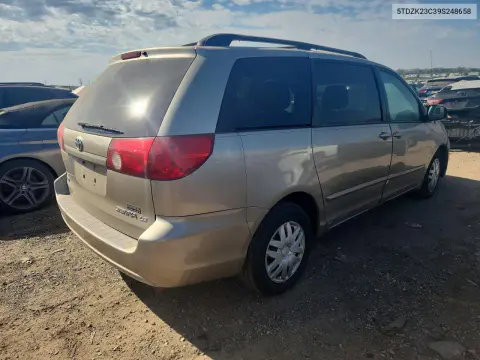 2009 Toyota Sienna Le 8-Passenger VIN 5TDZK23C39S248658 фото 3
