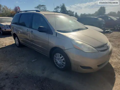 2009 Toyota Sienna Le 8-Passenger VIN 5TDZK23C39S248658 фото 4