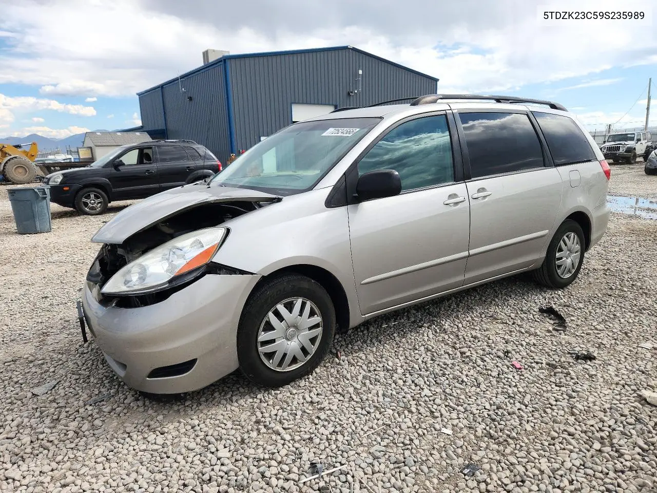 2009 Toyota Sienna Le 8-Passenger VIN 5TDZK23C59S235989 фото 1