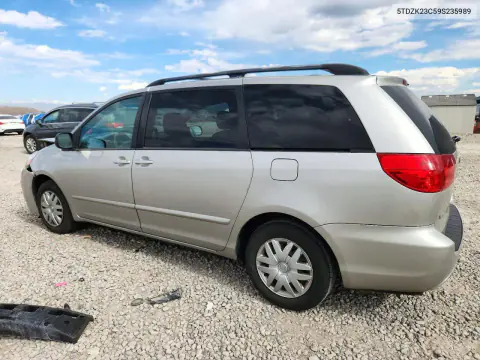 2009 Toyota Sienna Le 8-Passenger VIN 5TDZK23C59S235989 фото 2