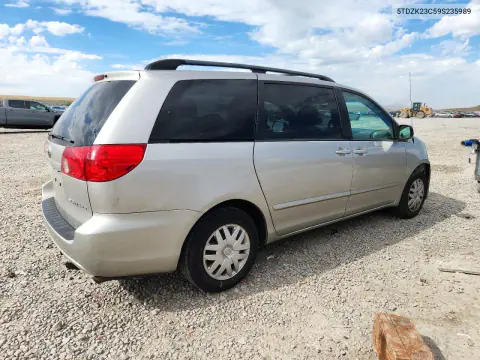 2009 Toyota Sienna Le 8-Passenger VIN 5TDZK23C59S235989 фото 3