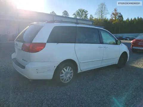 2009 Toyota Sienna Le 8-Passenger VIN 5TDZK23CX9S283231 фото 3