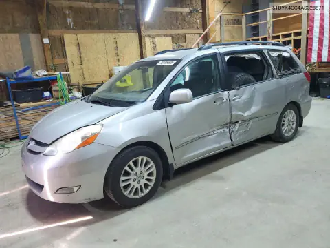 5TDYK4CC4AS328871 — 2010 Toyota Sienna, Сторона, фото до ремонта