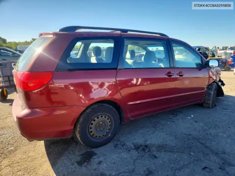 2010 Toyota Sienna Ce 7-Passenger VIN 5TDKK4CC8AS295850 фото 3