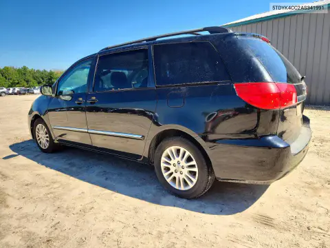2010 Toyota Sienna Xle Limited VIN 5TDYK4CC2AS341991 фото 2